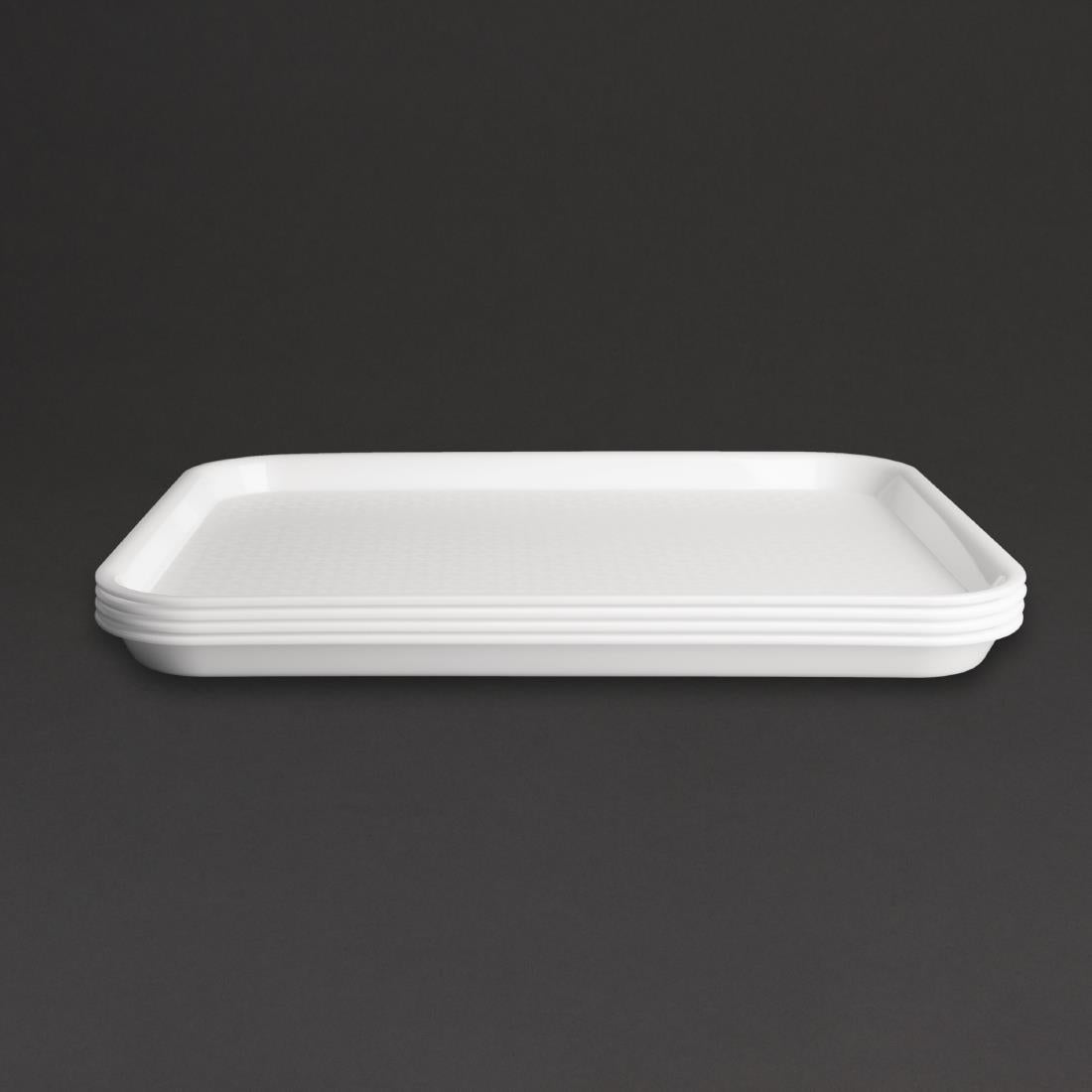 Olympia Kristallon Polypropylene Fast Food Tray White • PAS-P_GF995