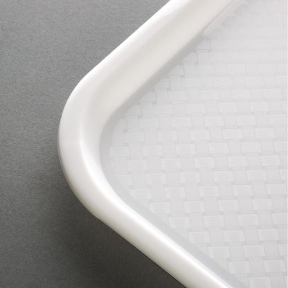 Olympia Kristallon Polypropylene Fast Food Tray White Medium 415mm • PAS-GF996