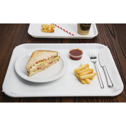Olympia Kristallon Polypropylene Fast Food Tray White Medium 415mm • PAS-GF996