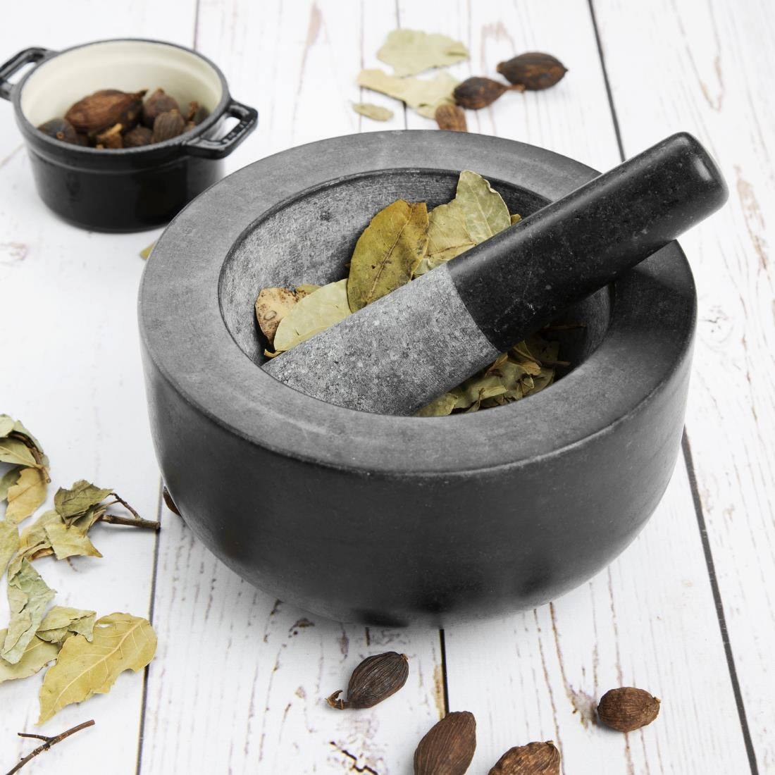 Vogue Granite Pestle and Mortar 203mm • PAS-GG016