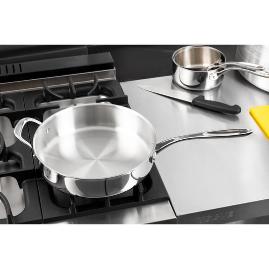 Vogue Stainless Steel & Aluminium Tri-Wall Sauté Pan 280mm • PAS-GG032