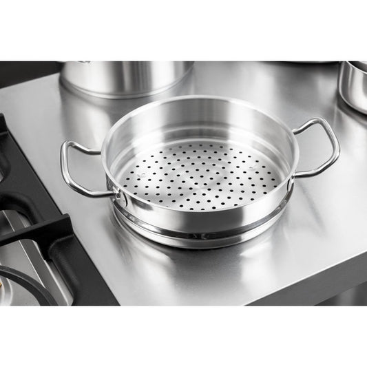 Vogue Stainless Steel & Aluminium Tri-Wall Steamer 240mm • PAS-GG033