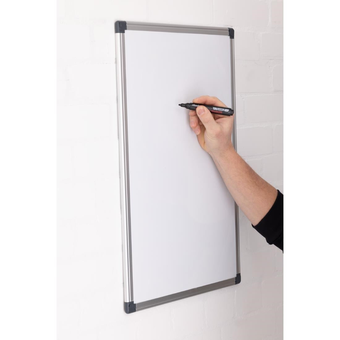 Olympia Magnetic Whiteboard 600mm (Size: 400(H) x 600(W)mm / 15.7x23.6") • PAS-GG045