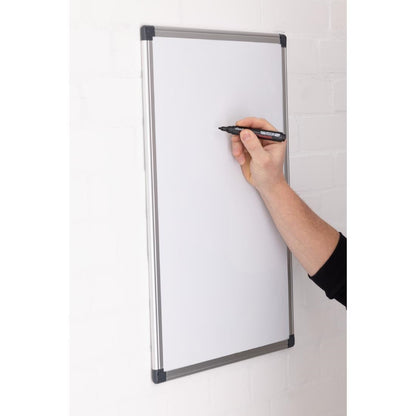 Olympia Magnetic Whiteboard 600mm (Size: 400(H) x 600(W)mm / 15.7x23.6") • PAS-GG045