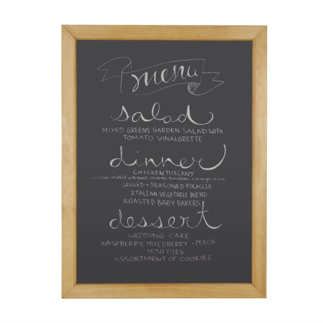 Olympia Wood Frame Chalkboard 600 x 800mm • PAS-GG107