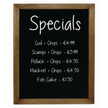 Olympia Wood Frame Chalkboard 600 x 800mm • PAS-GG107
