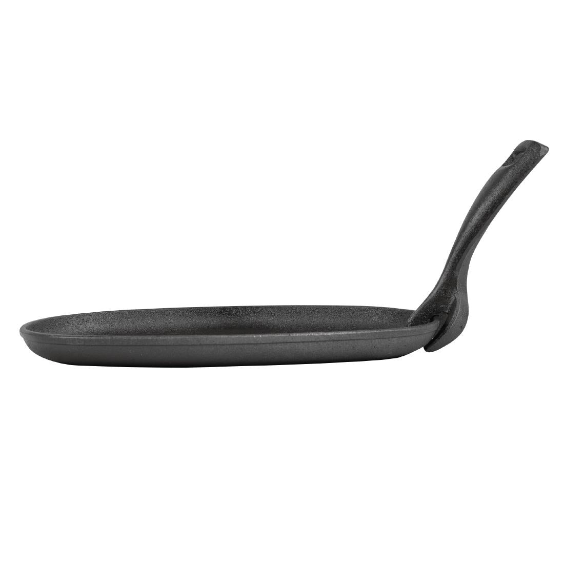 Olympia Cast-Iron Oval Sizzler Platter 240x140mm (240(L)x140(W)mm) • PAS-GG133