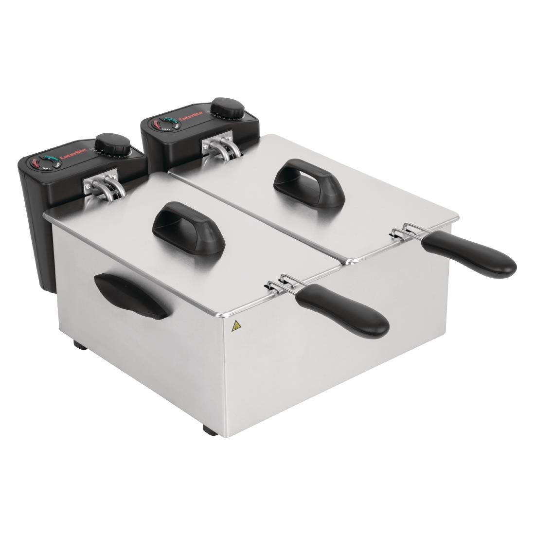 Caterlite Light Duty Twin Tank Fryer - 2x3.5Ltr - 2x2.2kW • PAS-GG199-A