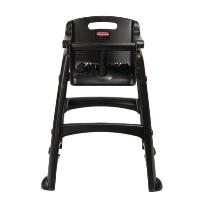 Rubbermaid Sturdy Black High Chair • PAS-GG477
