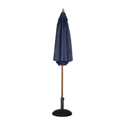Bolero Round Outdoor Umbrella 2.5m Diameter Navy Blue • PAS-GG496