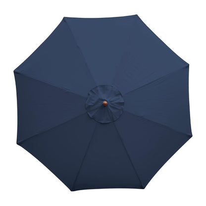 Bolero Round Outdoor Umbrella 2.5m Diameter Navy Blue • PAS-GG496