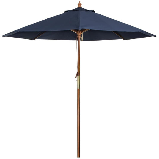 Bolero Round Outdoor Umbrella 3m Diameter Navy Blue • PAS-GG497