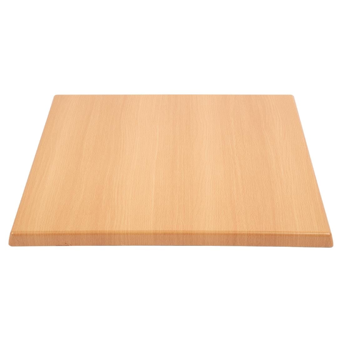 Bolero Pre-drilled Square Table Tops Beech Effect • PAS-P_GG634