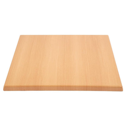Bolero Pre-drilled Square Table Tops Beech Effect • PAS-P_GG634