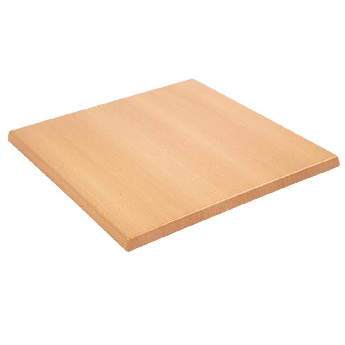 Bolero Pre-drilled Square Table Tops Beech Effect • PAS-P_GG634