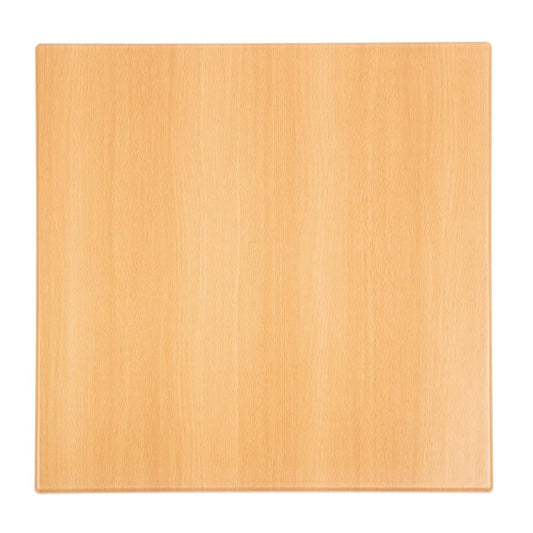 Bolero Pre-drilled Square Table Tops Beech Effect • PAS-P_GG634