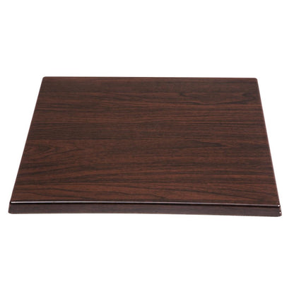 Bolero Pre-drilled Square Table Tops Dark Brown • PAS-P_GG635
