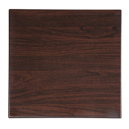 Bolero Pre-drilled Square Table Tops Dark Brown • PAS-P_GG635