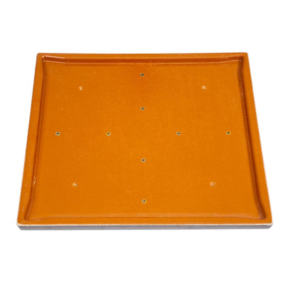 Bolero Pre-drilled Square Table Tops Dark Brown • PAS-P_GG635