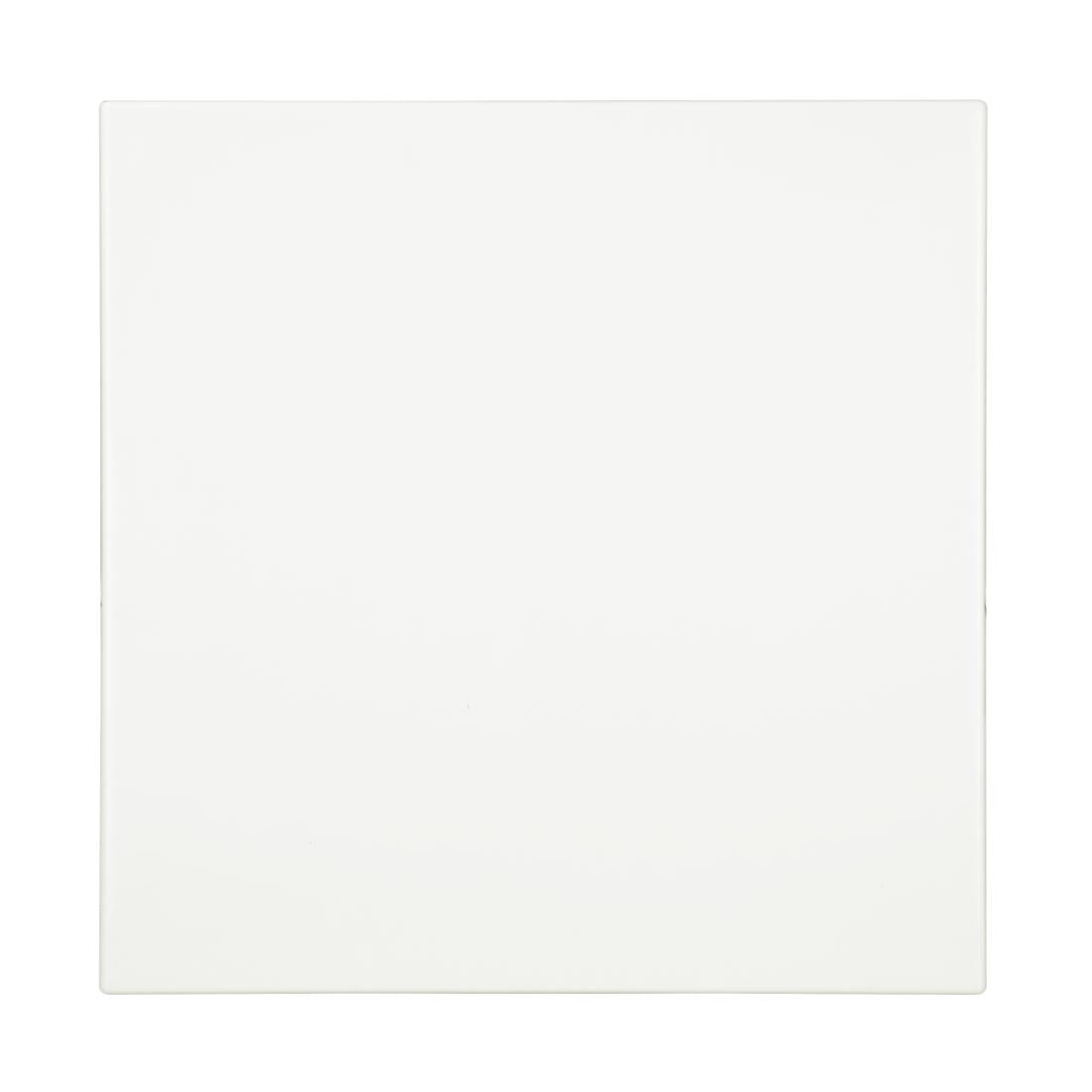 Bolero Pre-drilled Square Table Tops White • PAS-P_GG637