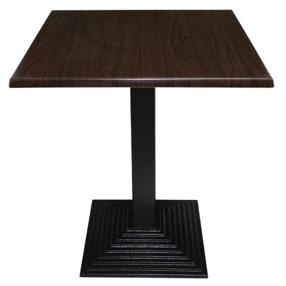 Bolero Square Table Top Dark Brown 700mm • PAS-GG639