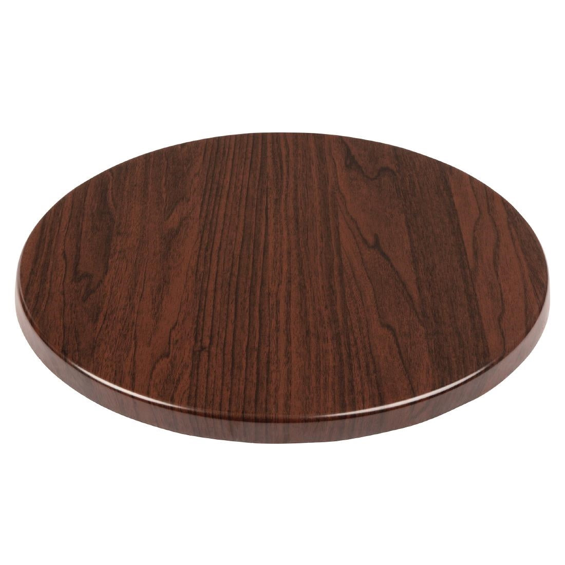Bolero Round Table Top Dark Brown 600mm • PAS-GG643