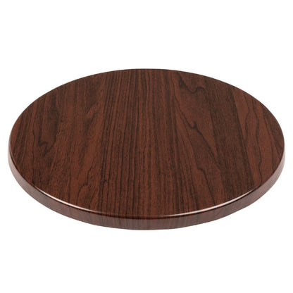 Bolero Round Table Top Dark Brown 600mm • PAS-GG643