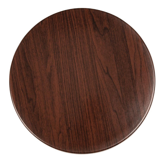 Bolero Round Table Top Dark Brown 600mm • PAS-GG643
