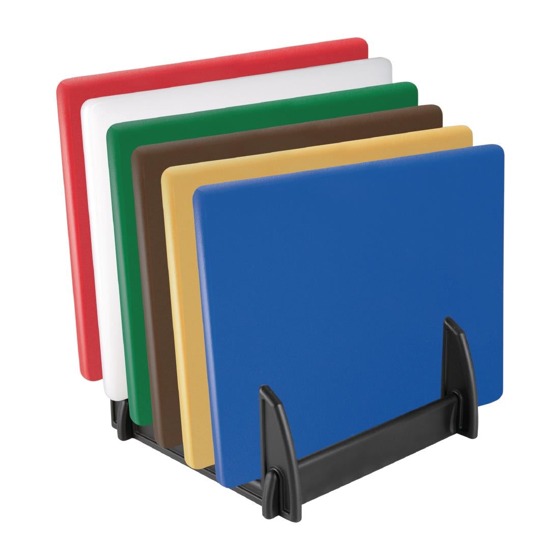 Hygiplas Plastic Chopping Board Rack Small - 6x 14mm Slots • PAS-GG698