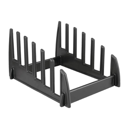Hygiplas Plastic Chopping Board Rack Large - 6x 25mm Slots • PAS-GG699