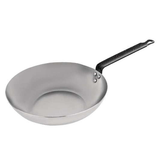 Vogue Carbon Steel Wok 280mm • PAS-GG722