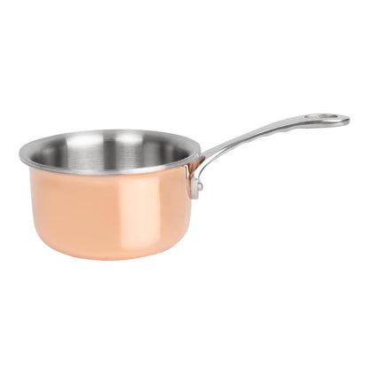 Vogue Copper Tri Wall Mini Saucepan 90mm • PAS-GG756
