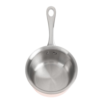 Vogue Copper Tri Wall Mini Saucepan 90mm • PAS-GG756