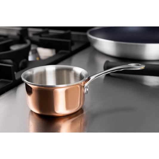 Vogue Copper Tri Wall Mini Saucepan 90mm • PAS-GG756