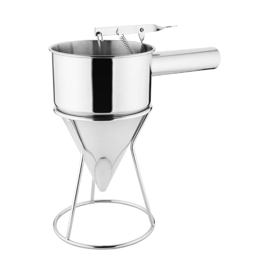 Vogue Stainless Steel Piston Funnel 1.3Ltr • PAS-GG759