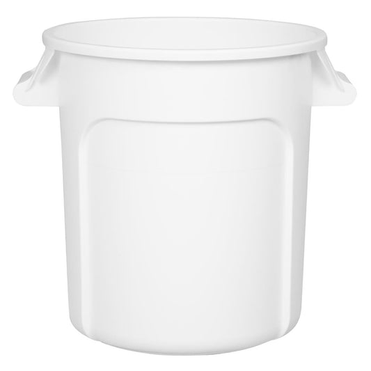 Vogue Polypropylene Round Container Bin White 38Ltr • PAS-GG792