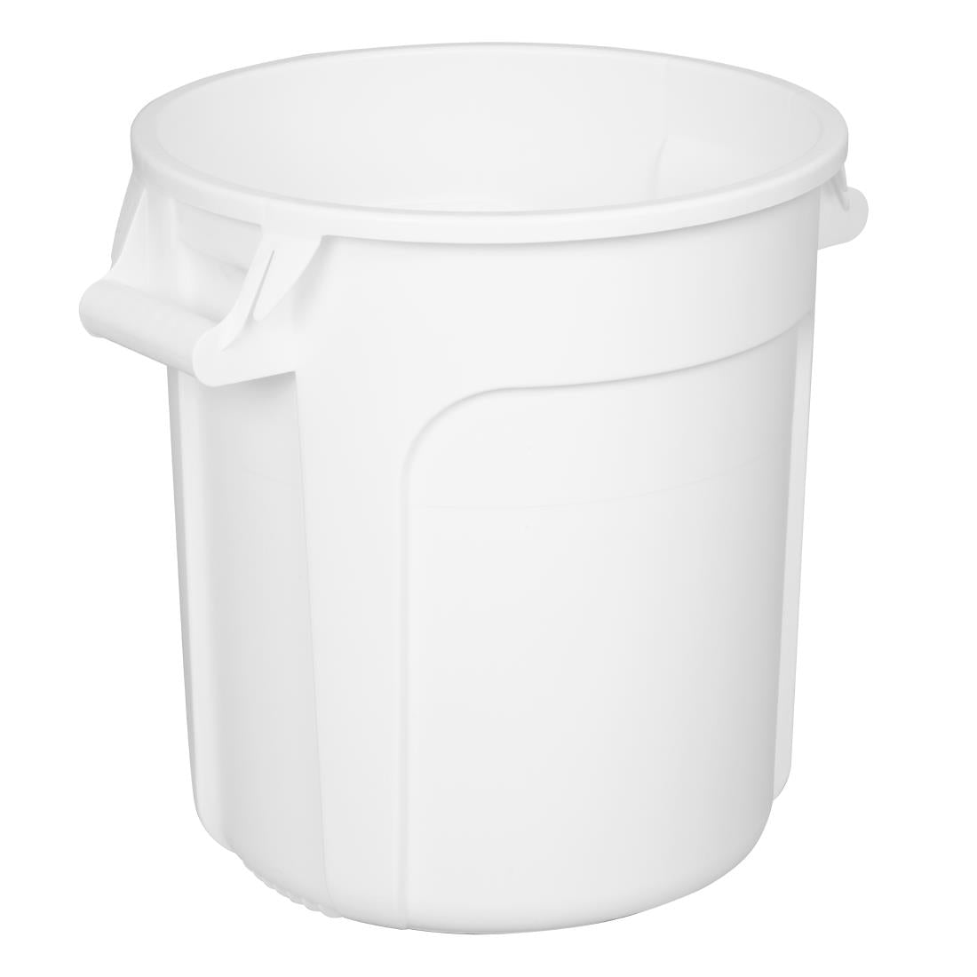 Vogue Polypropylene Round Container Bin White 38Ltr • PAS-GG792