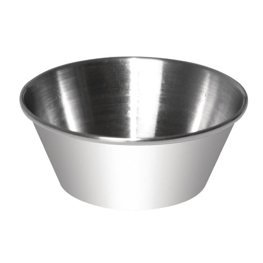 Olympia Stainless Steel Sauce Cups 45ml (12 Pack) (Capacity: 45ml | Pack quantity: 12) • PAS-GG877