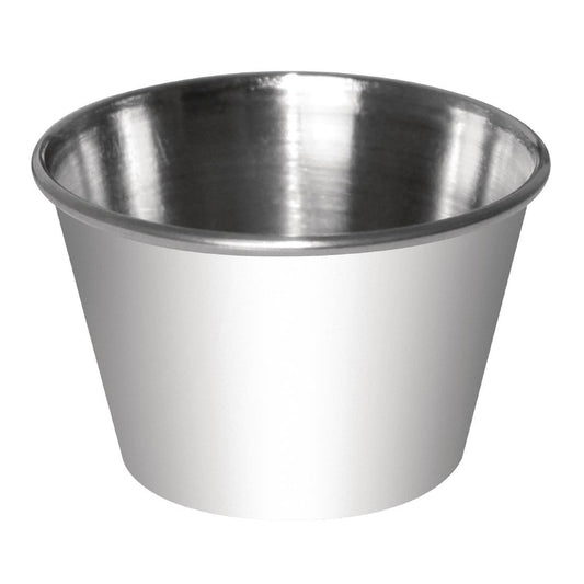 Olympia Stainless Steel Sauce Cups 70ml (12 Pack) (Capacity: 70ml / 2.5oz. Pack quantity: 12) • PAS-GG878