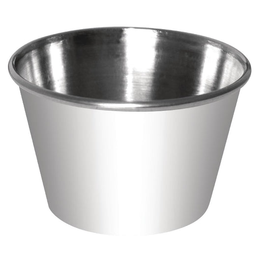 Olympia Stainless Steel Sauce Cups 115ml (12 Pack) (Pack of 12) • PAS-GG879