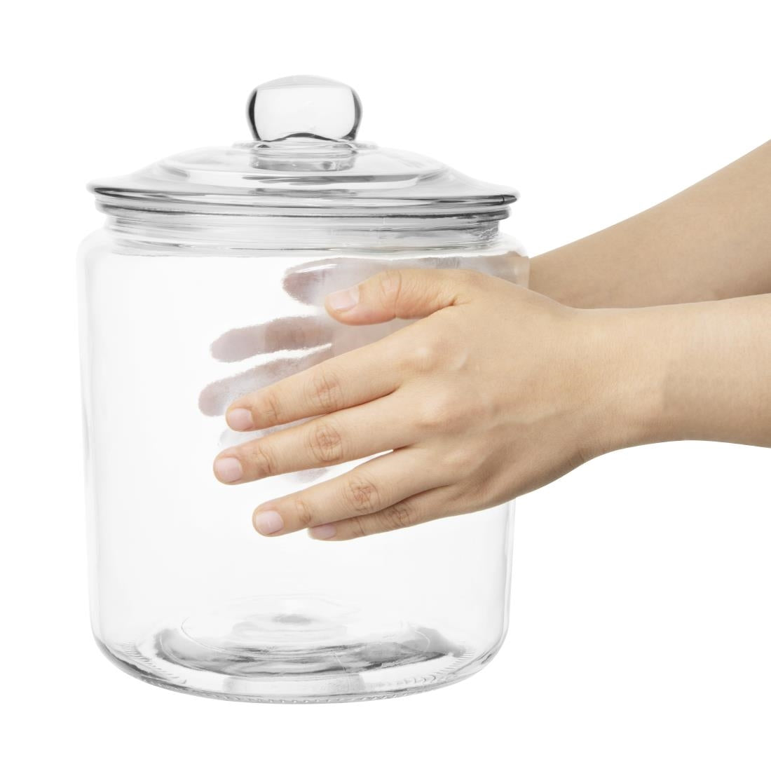EDLP Olympia Biscotti Jar with lid - 3.8Ltr 128.49fl oz • PAS-GG925