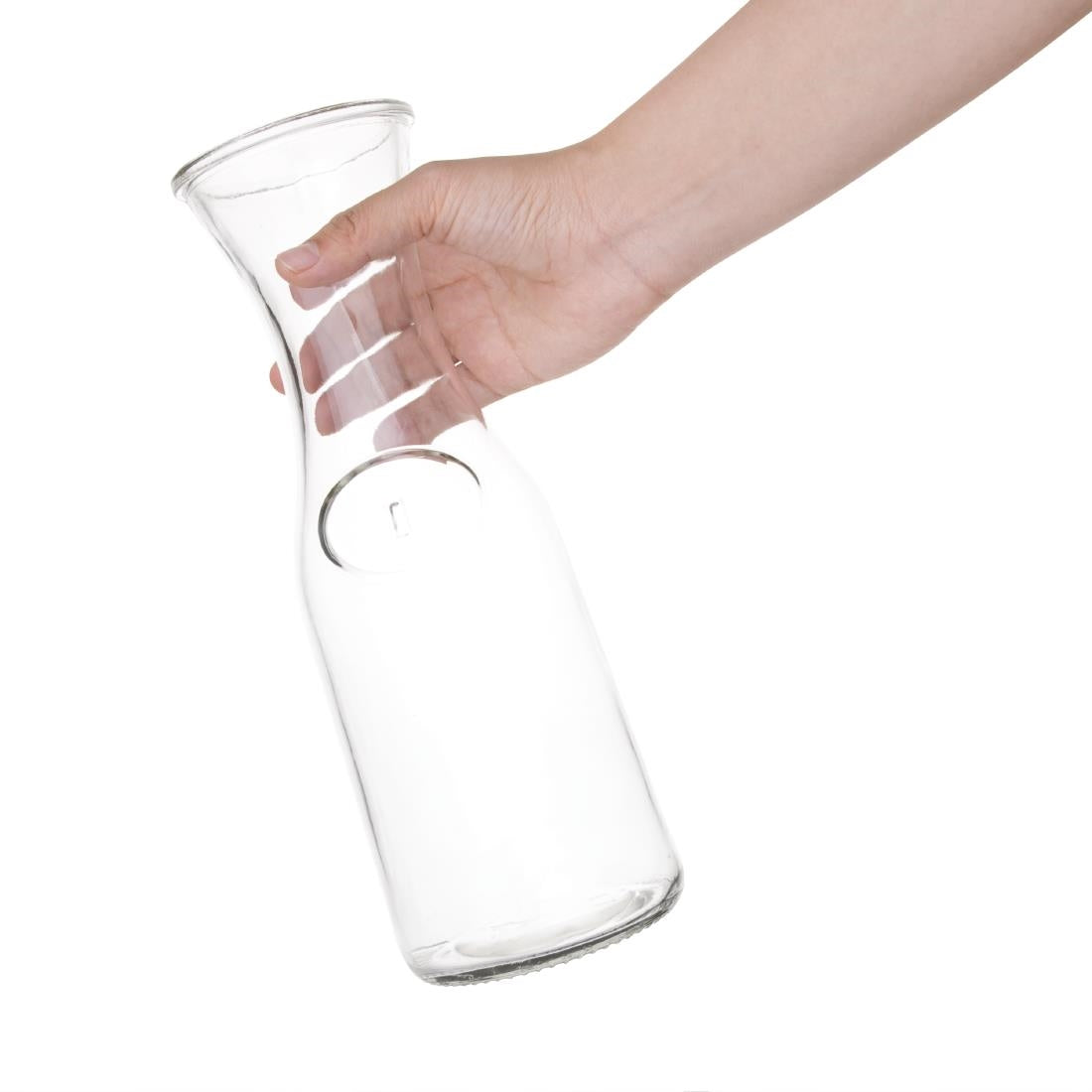 Olympia Glass Carafes 1Ltr (6 Pack) • PAS-GG928