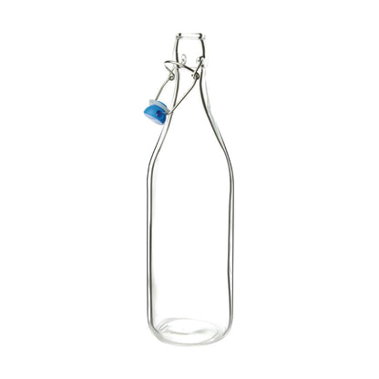 Olympia Glass Water Bottles with Stoppers 1Ltr (6 Pack) • PAS-GG930