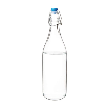 Olympia Glass Water Bottles with Stoppers 1Ltr (6 Pack) • PAS-GG930