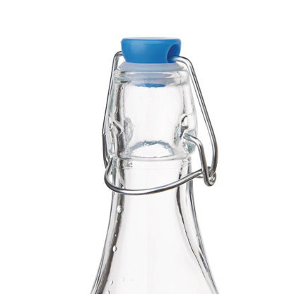 Olympia Glass Water Bottles with Stoppers 1Ltr (6 Pack) • PAS-GG930