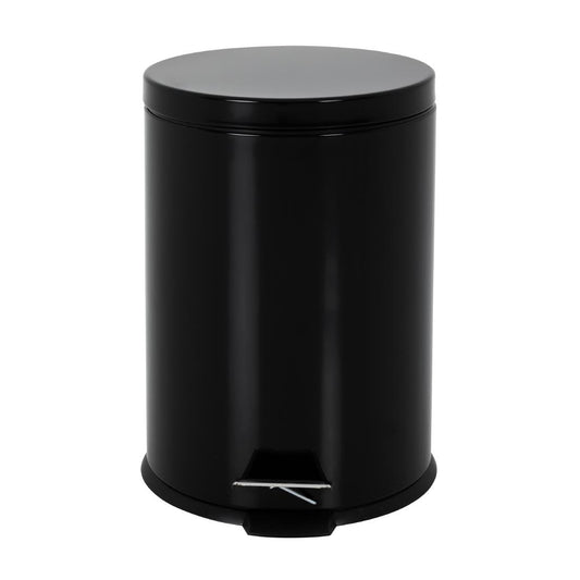 Bolero Pedal Bin Black 20Ltr • PAS-GG978