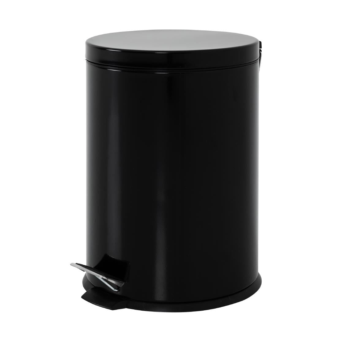 Bolero Pedal Bin Black 20Ltr • PAS-GG978