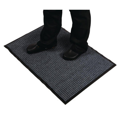 Jantex Entrance Mat Steel Colour - 900 x 600mm • PAS-GH058