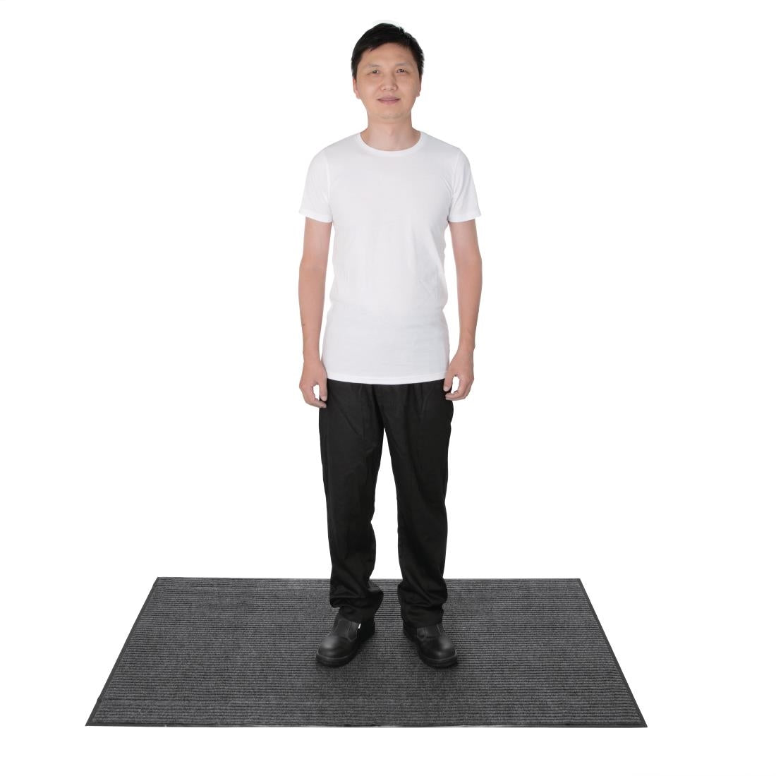 Jantex Entrance Mat Steel Colour - 1500 x 900mm • PAS-GH059