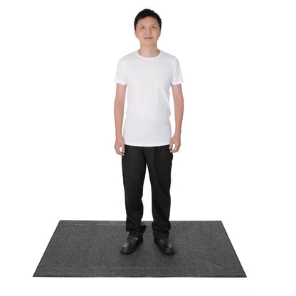Jantex Entrance Mat Steel Colour - 1500 x 900mm • PAS-GH059